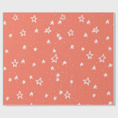 Sternenmuster Geschenkpapier (Flach)
