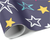 Sternenmuster Geschenkpapier (Rolleneckpunkt)