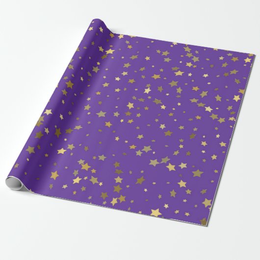 Sternenmuster Geschenkpapier (Ungerollt)
