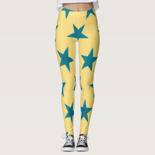 Sternenmuster Golden 18 Leggings