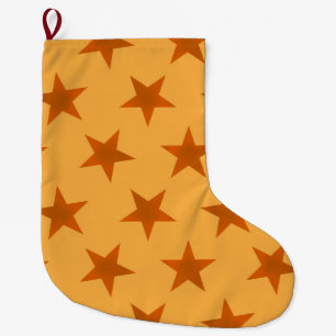 Sternenmuster Golden Stars 2 Großer Weihnachtsstrumpf