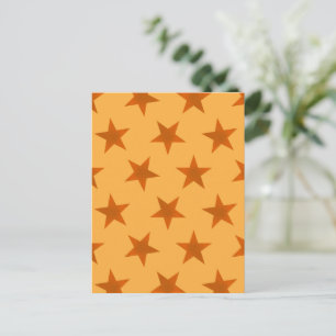 Sternenmuster Golden Stars 2 Postkarte