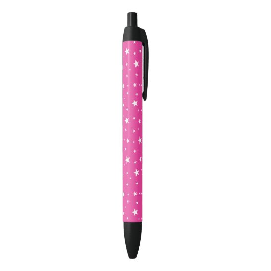 Sternenmuster Rosa Kugelschreiber (Unterseite (Vertikal))