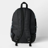 Sternenmuster-Rucksack Bedruckter Rucksack (Rückseite)