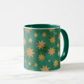 Sternenmuster Tasse (VorderseiteRechts)