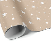 Sternenmuster Träumerisches Boho-Print Kinder Blas Geschenkpapier (Rolleneckpunkt)