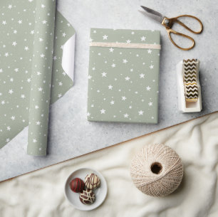 Sternenmuster Träumerisches Boho-Print Kinder Sage Geschenkpapier
