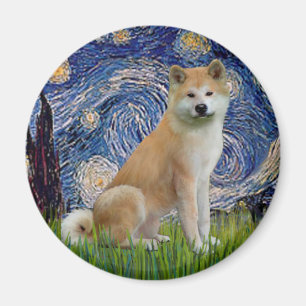 Sternennacht - Akita Inu Magnet