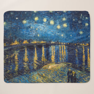 Sternennacht am Rhone Van Gogh Sherpadecke
