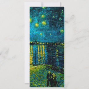 Sternennacht am Rhone von Van Gogh Einladung