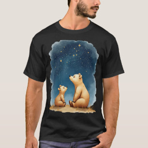 Sternennacht Bären T-Shirt