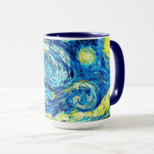 Sternennacht, berühmtes Gemälde von Van Gogh Tasse