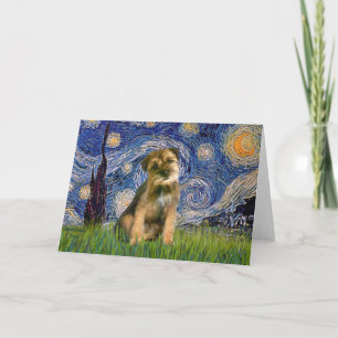 Sternennacht - Border Terrier #1 Karte