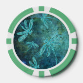 Sternennacht der Libelle Pokerchips (Vorderseite)