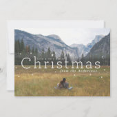 Sternennacht Feiertagskarte (Vorderseite)