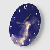 Sternennacht Große Wanduhr (Winkel)