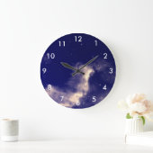 Sternennacht Große Wanduhr (Zuhause)