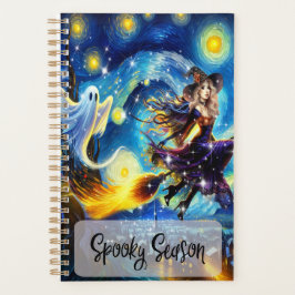 Sternennacht Hexen Halloween-Design Planer