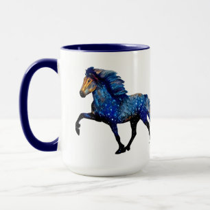 Sternennacht Isländisches Pferd Tasse