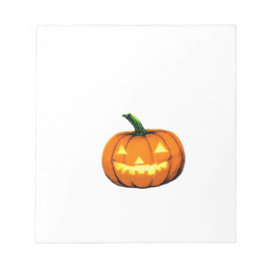 Sternennacht Kürbis Halloween Van Gogh Dankfest Notizblock