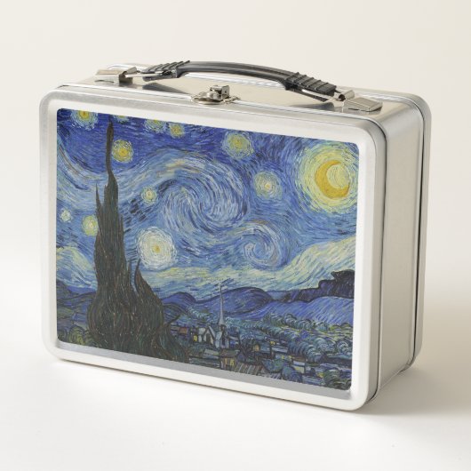 Sternennacht Metall Brotdose (Vorderseite)