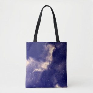 Sternennacht mit Galaxie Tasche