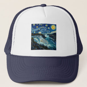 Sternennacht Niagara Fälle Truckerkappe