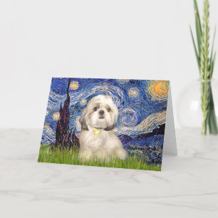 Sternennacht - Shih Tzu (J) Karte