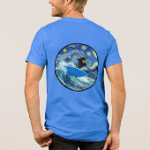 Sternennacht Tri-Blend shirt (Rückseite)