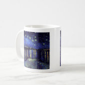 Sternennacht über der Rhone 1890 Kaffeetasse (Vorderseite Links)