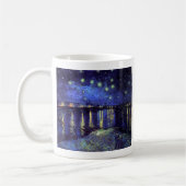 Sternennacht über der Rhone 1890 Kaffeetasse (Links)