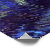 Sternennacht über der Rhone 1890 Poster (Ecke)