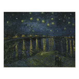 Sternennacht über der Rhone - Van Gogh Fotodruck