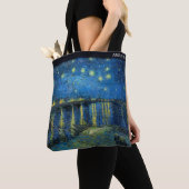 Sternennacht über der Rhone von Van Gogh – Maßgesc Tasche (Von Nahem)