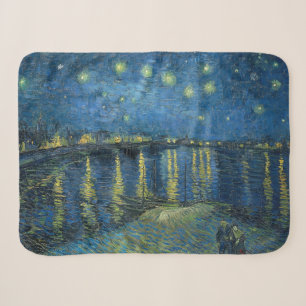 Sternennacht über der Rhone (von van Gogh) Sherpadecke