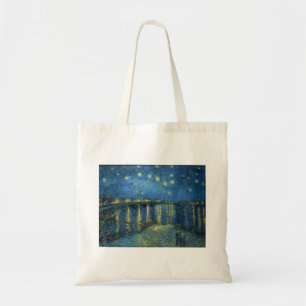 Sternennacht über der Rhone von Van Gogh Tragetasche