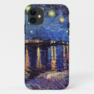 Sternennacht über der Rhone, von Vincent van Gogh. iPhone 11 Hülle
