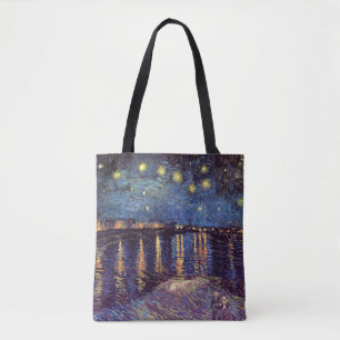 Sternennacht über der Rhone von Vincent van Gogh Tasche