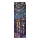 Sternennacht über der Rhone von Vincent van Gogh Thermosbecher (Rückseite)