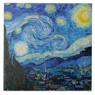 Sternennacht, Van Gogh Fliese