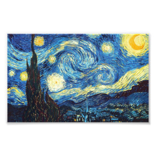 Sternennacht - Van Gogh Fotodruck