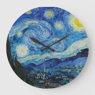 Sternennacht, Van Gogh Große Wanduhr