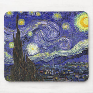 Sternennacht, Vincent Van Gogh. Mousepad