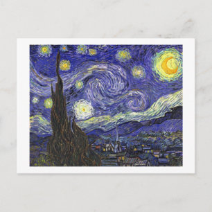 Sternennacht, Vincent Van Gogh. Postkarte