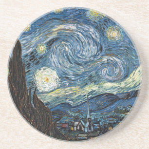 Sternennacht von Van Gogh Getränkeuntersetzer