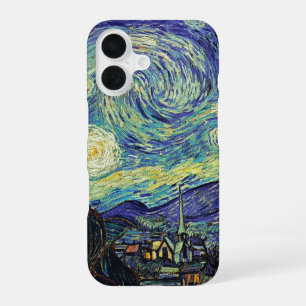 Sternennacht von van Gogh iPhone 16 Hülle