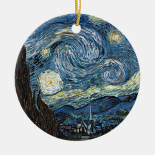 Sternennacht von Van Gogh Keramik Ornament