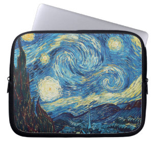 Sternennacht von Van Gogh Klassische Impressionism Laptopschutzhülle