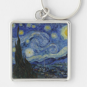 Sternennacht von Van Gogh Schlüsselanhänger