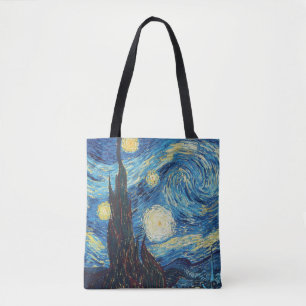 Sternennacht von Van Gogh Vintage-Ölgemälde mit Im Tasche